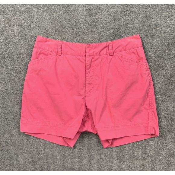 Eddie Bauer Shorts Womens 8 Punch Mercer Fit Mid Rise Stretch Pockets Chino - Picture 2 of 11